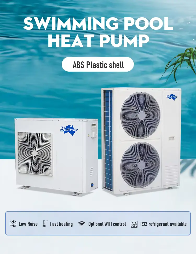 Customized Spa Heating 65kw Electric Heat Pump Inverter Swimming Pool Heater With Warranty 1 Year